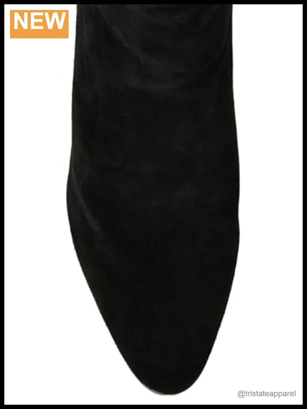 Luxuriously Soft Black Suede Over the Knee Boot